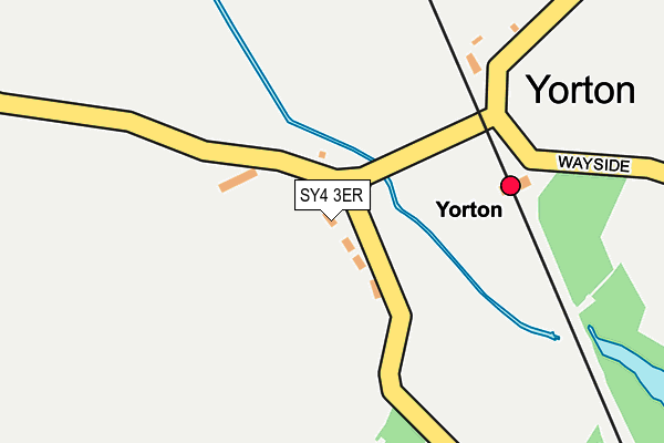 SY4 3ER map - OS OpenMap – Local (Ordnance Survey)