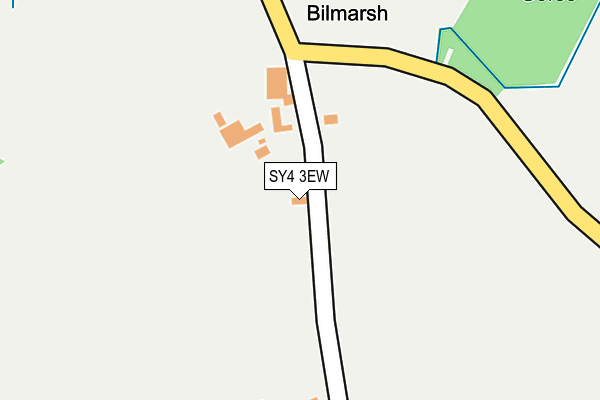 SY4 3EW map - OS OpenMap – Local (Ordnance Survey)