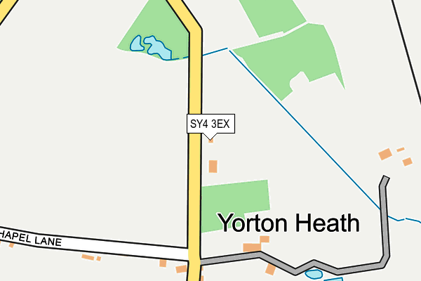 SY4 3EX map - OS OpenMap – Local (Ordnance Survey)