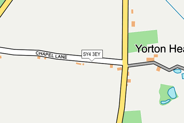 SY4 3EY map - OS OpenMap – Local (Ordnance Survey)