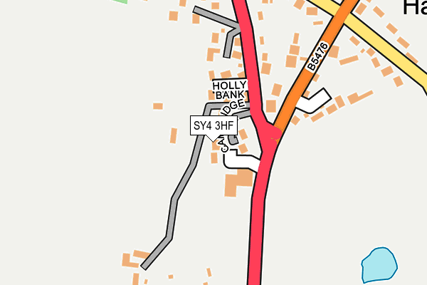 SY4 3HF map - OS OpenMap – Local (Ordnance Survey)