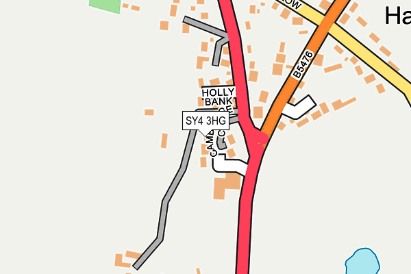 SY4 3HG map - OS OpenMap – Local (Ordnance Survey)