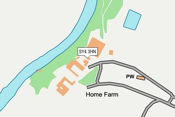 SY4 3HN map - OS OpenMap – Local (Ordnance Survey)