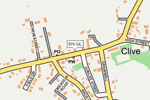SY4 3JL map - OS OpenMap – Local (Ordnance Survey)