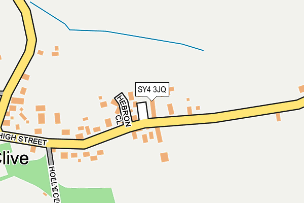 SY4 3JQ map - OS OpenMap – Local (Ordnance Survey)
