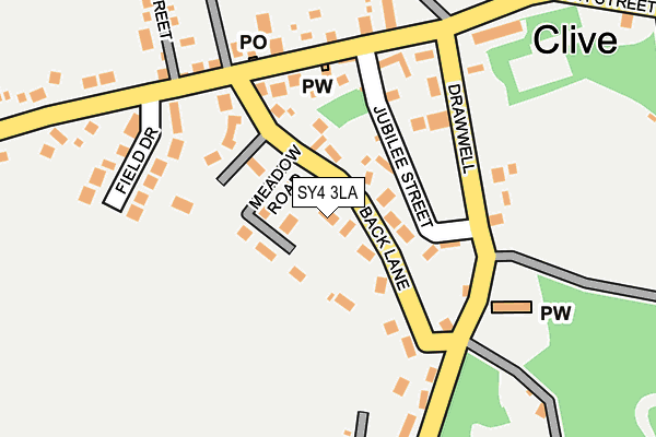 SY4 3LA map - OS OpenMap – Local (Ordnance Survey)