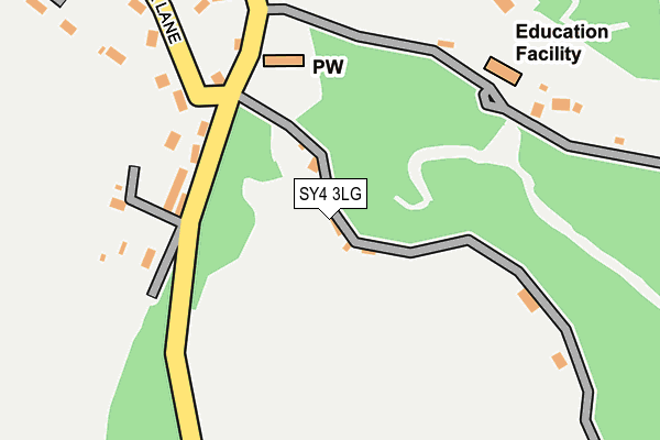 SY4 3LG map - OS OpenMap – Local (Ordnance Survey)