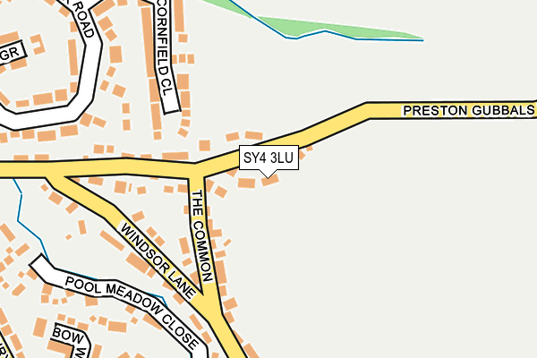 SY4 3LU map - OS OpenMap – Local (Ordnance Survey)