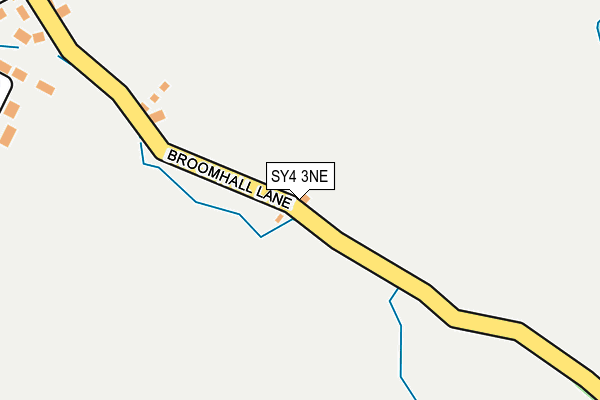 SY4 3NE map - OS OpenMap – Local (Ordnance Survey)