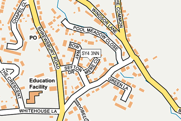 SY4 3NN map - OS OpenMap – Local (Ordnance Survey)