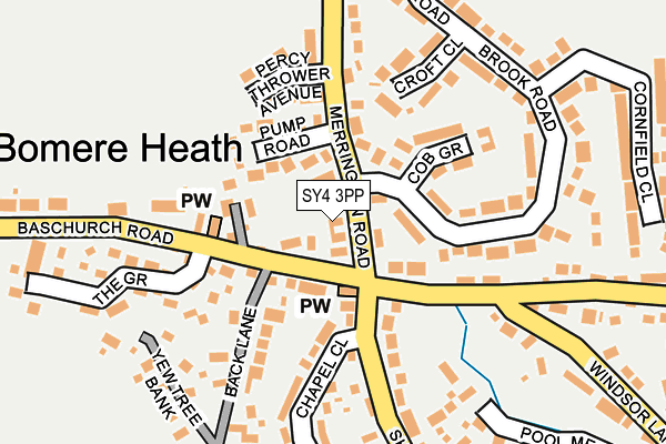 SY4 3PP map - OS OpenMap – Local (Ordnance Survey)