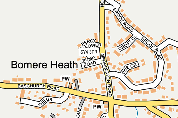 SY4 3PR map - OS OpenMap – Local (Ordnance Survey)