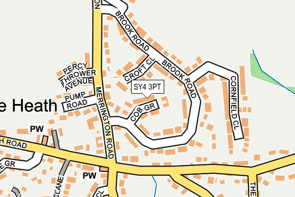 SY4 3PT map - OS OpenMap – Local (Ordnance Survey)