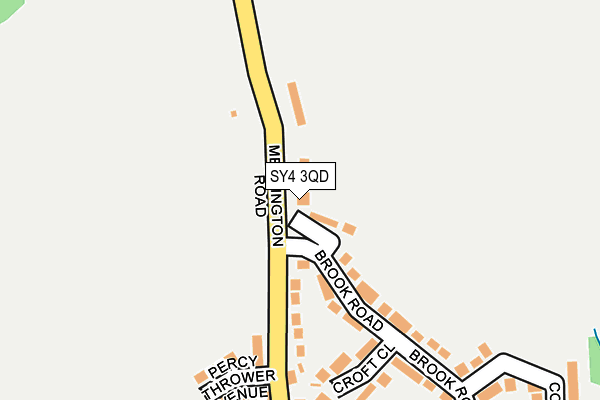 SY4 3QD map - OS OpenMap – Local (Ordnance Survey)