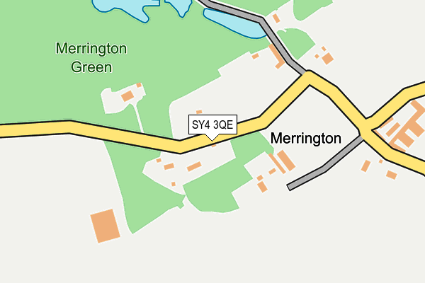 SY4 3QE map - OS OpenMap – Local (Ordnance Survey)