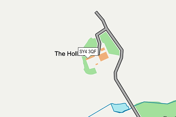 SY4 3QF map - OS OpenMap – Local (Ordnance Survey)