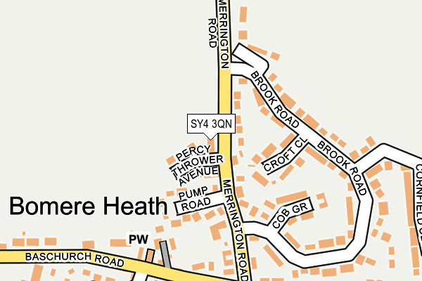 SY4 3QN map - OS OpenMap – Local (Ordnance Survey)