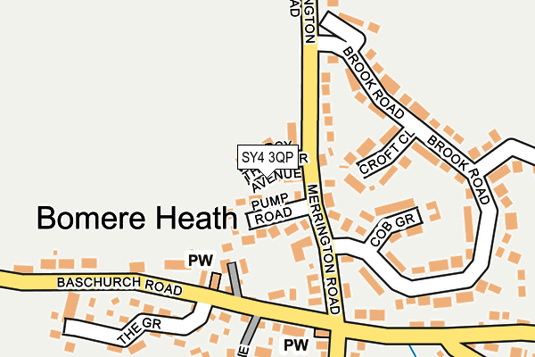 SY4 3QP map - OS OpenMap – Local (Ordnance Survey)