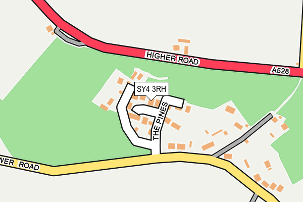 SY4 3RH map - OS OpenMap – Local (Ordnance Survey)