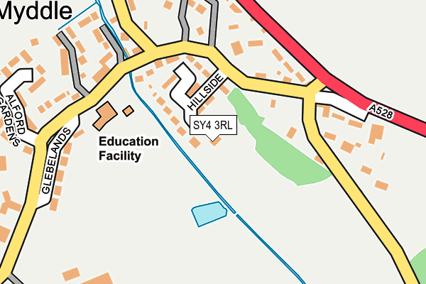 SY4 3RL map - OS OpenMap – Local (Ordnance Survey)