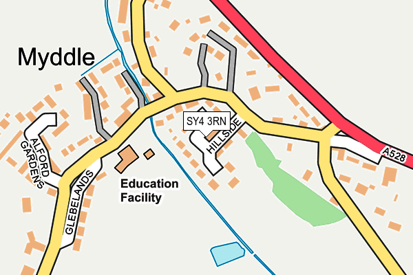 SY4 3RN map - OS OpenMap – Local (Ordnance Survey)
