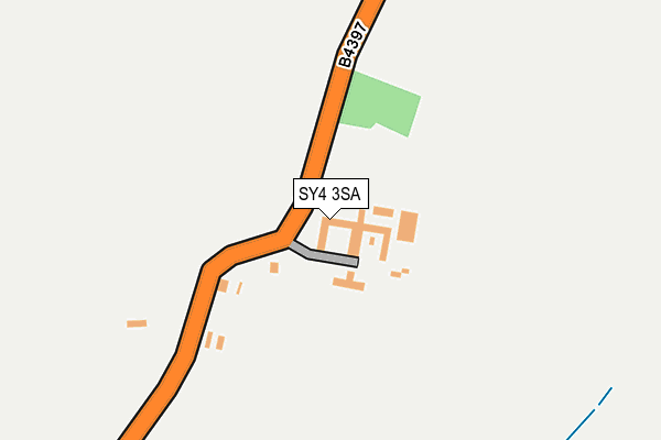 SY4 3SA map - OS OpenMap – Local (Ordnance Survey)