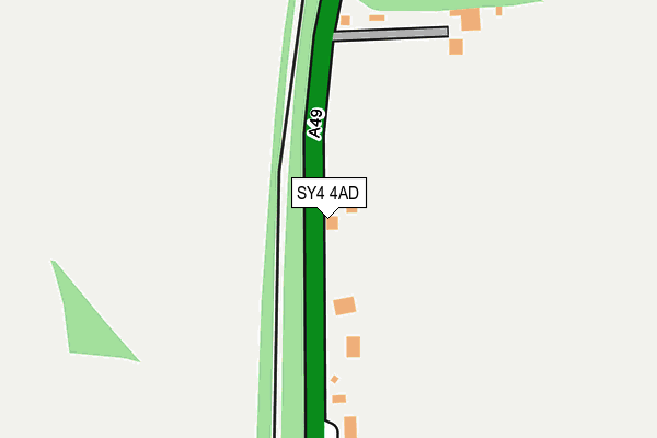 SY4 4AD map - OS OpenMap – Local (Ordnance Survey)