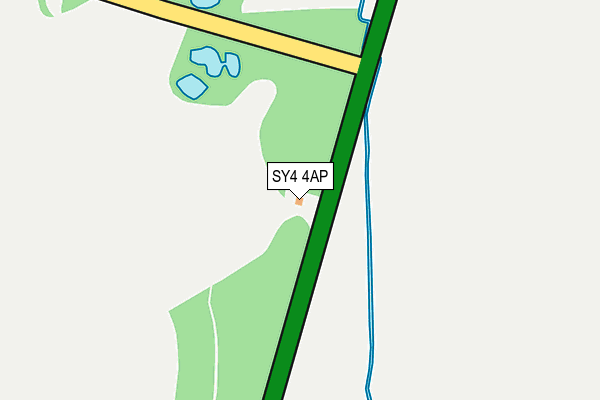 SY4 4AP map - OS OpenMap – Local (Ordnance Survey)