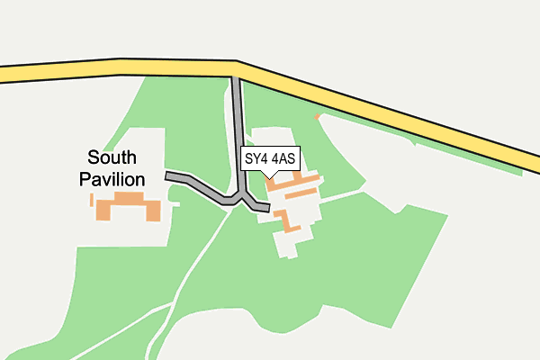 SY4 4AS map - OS OpenMap – Local (Ordnance Survey)