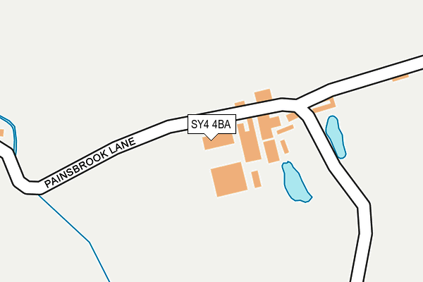 SY4 4BA map - OS OpenMap – Local (Ordnance Survey)