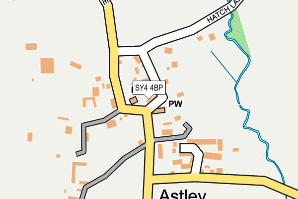 SY4 4BP map - OS OpenMap – Local (Ordnance Survey)