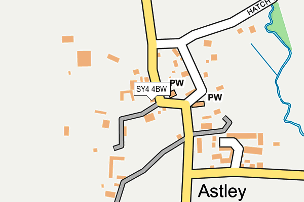 SY4 4BW map - OS OpenMap – Local (Ordnance Survey)