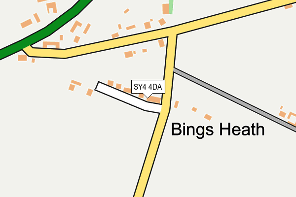 SY4 4DA map - OS OpenMap – Local (Ordnance Survey)