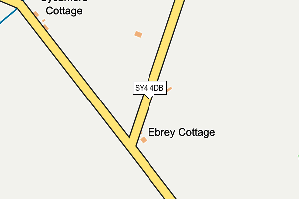 SY4 4DB map - OS OpenMap – Local (Ordnance Survey)