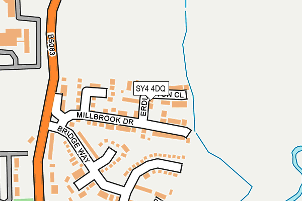 SY4 4DQ map - OS OpenMap – Local (Ordnance Survey)