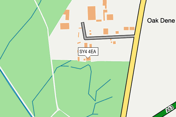 SY4 4EA map - OS OpenMap – Local (Ordnance Survey)