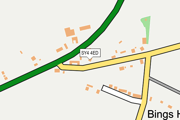 SY4 4ED map - OS OpenMap – Local (Ordnance Survey)