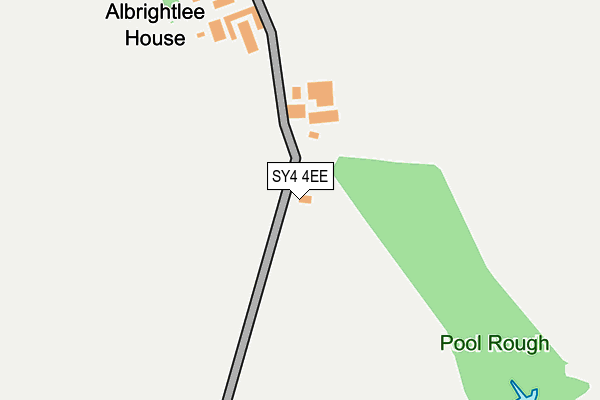 SY4 4EE map - OS OpenMap – Local (Ordnance Survey)