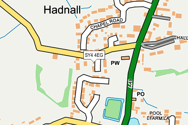 SY4 4EG map - OS OpenMap – Local (Ordnance Survey)