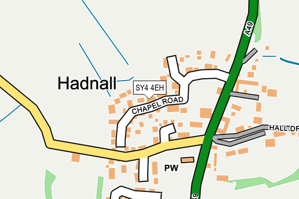 SY4 4EH map - OS OpenMap – Local (Ordnance Survey)