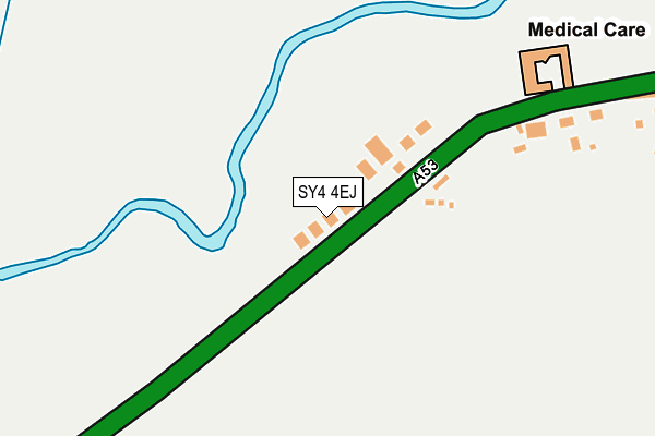 SY4 4EJ map - OS OpenMap – Local (Ordnance Survey)