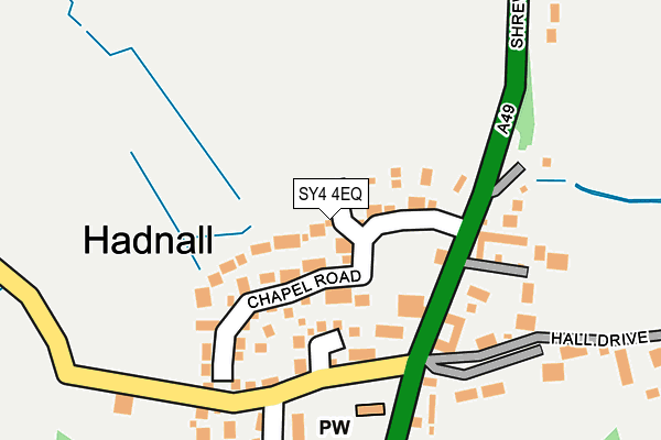 SY4 4EQ map - OS OpenMap – Local (Ordnance Survey)