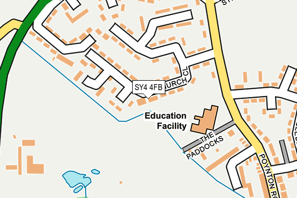 SY4 4FB map - OS OpenMap – Local (Ordnance Survey)
