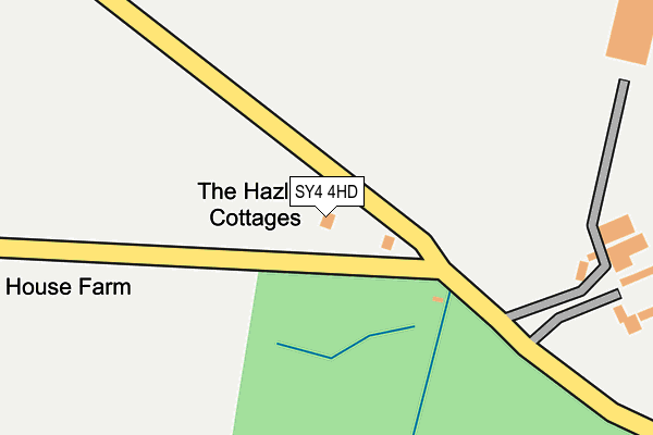 SY4 4HD map - OS OpenMap – Local (Ordnance Survey)