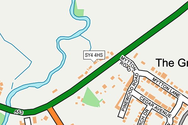 SY4 4HS map - OS OpenMap – Local (Ordnance Survey)