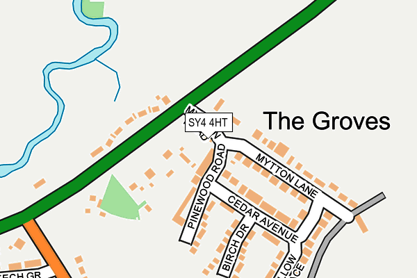 SY4 4HT map - OS OpenMap – Local (Ordnance Survey)