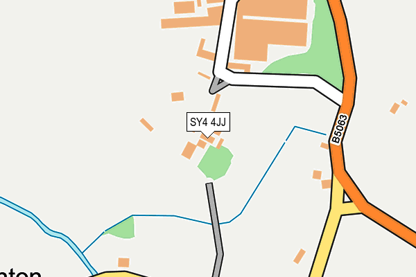 SY4 4JJ map - OS OpenMap – Local (Ordnance Survey)