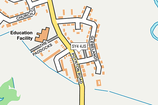 SY4 4JS map - OS OpenMap – Local (Ordnance Survey)