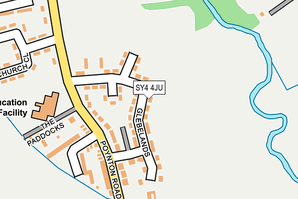 SY4 4JU map - OS OpenMap – Local (Ordnance Survey)