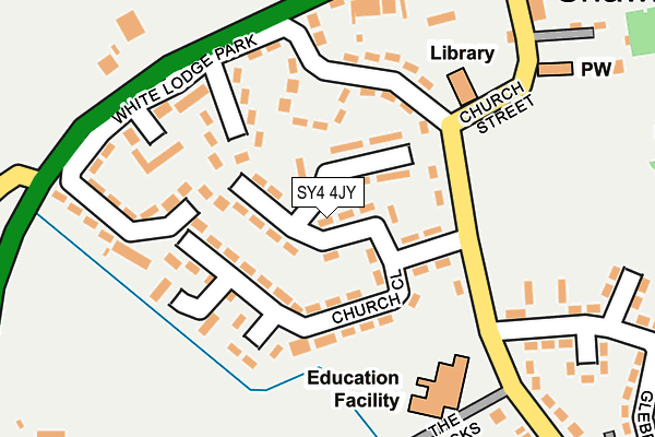 SY4 4JY map - OS OpenMap – Local (Ordnance Survey)